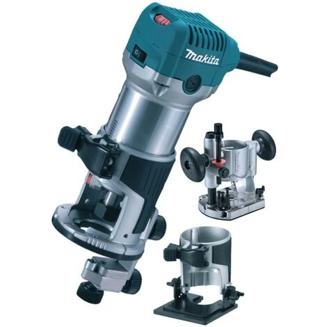 Makita RT0700CX2J Einhandfräse MAKPAC Zubehör 1 Makita RT0700CX2J Einhandfräse MAKPAC Zubehör