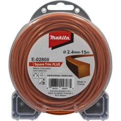 Makita Mähfaden "Square Trim" Ø 2,4 Mm - 15 M - Orange