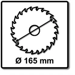 Makita M-FORCE Kreissägeblatt Für Holz 165 X 20 X 2 Mm 24 Zähne ( B-32007 ) -MAKITA SHOP 57712241 3