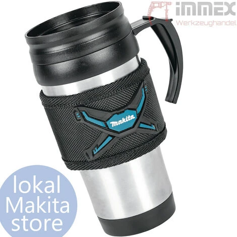 Makita Thermobecher Mit Griff Und Gürtelclip Kaffeebecher Teebecher Tasse 400ml 1 Makita Thermobecher Mit Griff Und Gürtelclip Kaffeebecher Teebecher Tasse 400ml