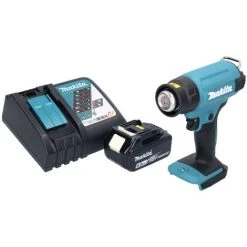 Makita DHG 180 RG1 Akku Heißluftgebläse 18 V 550 °C + 1x Akku 6,0 Ah + Ladegerät -MAKITA SHOP 58124735 3