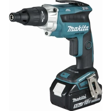 MAKITA 18V Li-Ionen 5Ah Fassadenschrauber - 2 Akkus, Ladegerät, Gehäuse - DFS251RTJ 1 MAKITA 18V Li-Ionen 5Ah Fassadenschrauber - 2 Akkus, Ladegerät, Gehäuse - DFS251RTJ