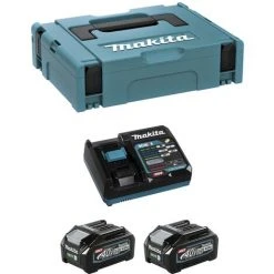Power Set MAKITA XGT® (2 X 4,0 Ah + DC40RA + MAKPAC 1)