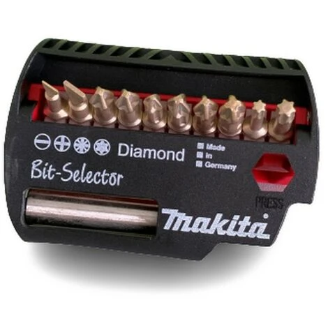 Makita Bit Selector Diamond 10tlg. P-38750 Bit-Set 2 Makita Bit Selector Diamond 10tlg. P-38750 Bit-Set – Bild 2