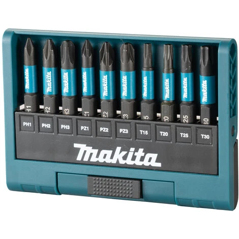 Makita Bit-Sortiment Bit-Set Satz 10tlg. PH/PZ/T 50mm Impact Black 3 Makita Bit-Sortiment Bit-Set Satz 10tlg. PH/PZ/T 50mm Impact Black – Bild 3