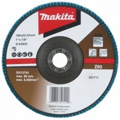 MAKITA Fächerschleifscheibe 180mm Z60 | D-63834