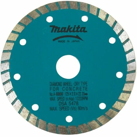 MAKITA Diamantscheibe 125mm Pfanne | A-80690 1 MAKITA Diamantscheibe 125mm Pfanne | A-80690