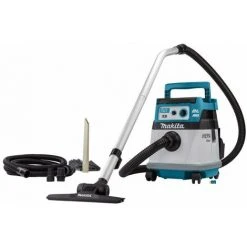 MAKITA 2x18V Akku-Staubsauger DVC157LZX3 | 15L Trocken |ohne Akku Ohne Ladegerät Inkl. AWS Funk-Adapter W
