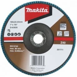 MAKITA Fächerschleifscheibe 180mm Z40 | D-63828