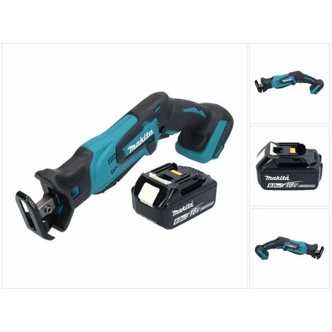 Makita DJR 185 G1 Akku Recipro Säbelsäge 18 V + 1x Akku 6,0 Ah - Ohne Ladegerät 1 Makita DJR 185 G1 Akku Recipro Säbelsäge 18 V + 1x Akku 6,0 Ah - Ohne Ladegerät