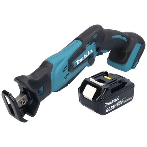 Makita DJR 185 G1 Akku Recipro Säbelsäge 18 V + 1x Akku 6,0 Ah - Ohne Ladegerät 2 Makita DJR 185 G1 Akku Recipro Säbelsäge 18 V + 1x Akku 6,0 Ah - Ohne Ladegerät – Bild 2