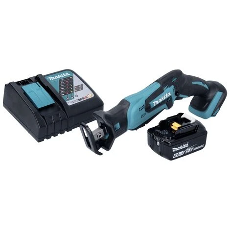 Makita DJR 185 RG1 Akku Recipro Säbelsäge 18 V + 1x Akku 6,0 Ah + Ladegerät 2 Makita DJR 185 RG1 Akku Recipro Säbelsäge 18 V + 1x Akku 6,0 Ah + Ladegerät – Bild 2
