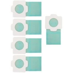 5x Makita Papierfilter FÃ¼r Akku-Sauger DCL182 BCL182 BCL142 CL102 CL072 CL 107 Staubsaugerbeutel 194