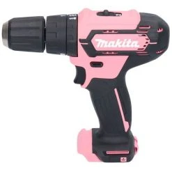 Makita HP 333 DSAP Akku Schlagbohrschrauber 12 V 30 Nm Rosa + 1x Akku 2,0 Ah + Ladegerät + Holster + Koffer -MAKITA SHOP 68589124 3