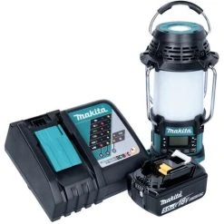 Makita DMR 056 RT1 Akku Radio 18 V FM DAB+ Mit Laterne 360° Taschenlampe IP65 + 1x Akku 5,0 Ah + Ladegerät -MAKITA SHOP 70299493 4