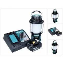 Makita DMR 056 RT1 Akku Radio 18 V FM DAB+ Mit Laterne 360° Taschenlampe IP65 + 1x Akku 5,0 Ah + Ladegerät -MAKITA SHOP 70299493 5