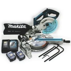 Makita Akku Kappsäge Und Gehrungssäge 18V DLS713RTE Motorbremse Säge Ladegerät