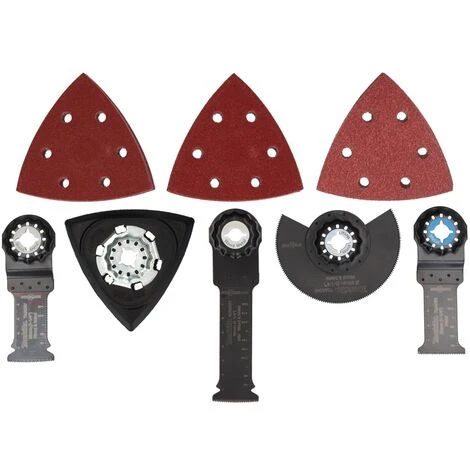 Makita DTM 52 ZJX4 Akku Multifunktionswerkzeug 18 V Starlock Max Brushless + Zubehör Set + Makpac - Ohne Akku, Ohne Ladegerät 5 Makita DTM 52 ZJX4 Akku Multifunktionswerkzeug 18 V Starlock Max Brushless + Zubehör Set + Makpac - Ohne Akku, Ohne Ladegerät – Bild 5